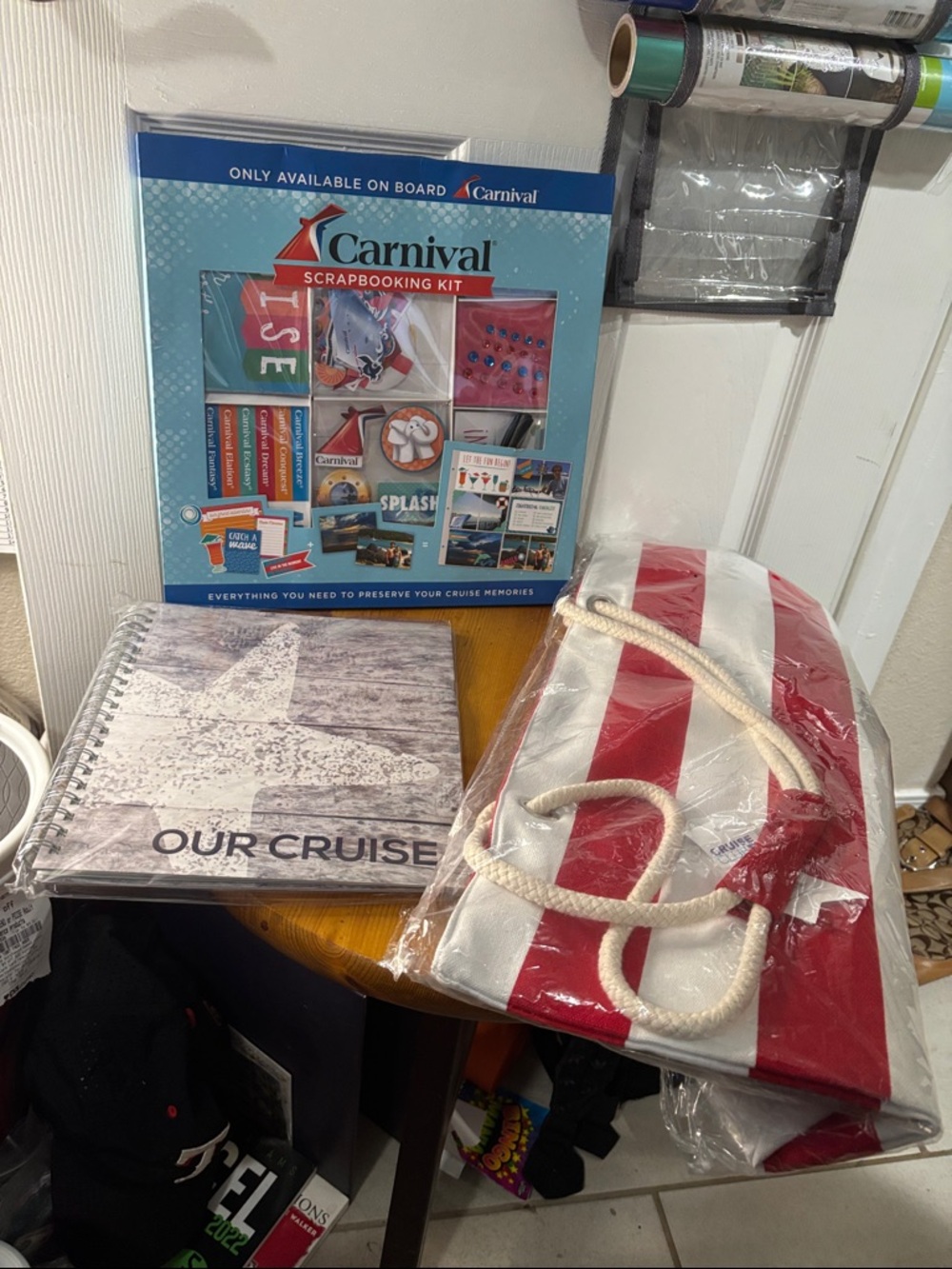 Cruise Bundle 1 - Scrapbooking Kit, Spiral and Tote Bag NWT